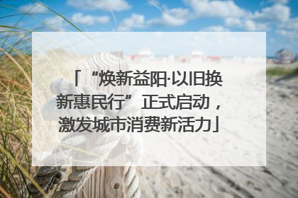 “焕新益阳·以旧换新惠民行”正式启动，激发城市消费新活力