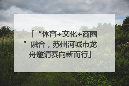 “体育+文化+商圈”融合，苏州河城市龙舟邀请赛向新而行