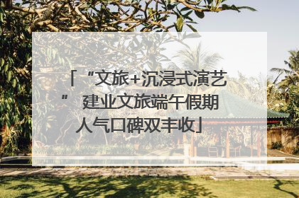 “文旅+沉浸式演艺” 建业文旅端午假期人气口碑双丰收