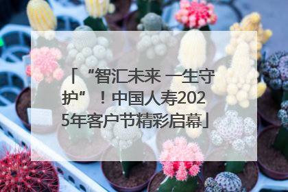 “智汇未来 一生守护”！中国人寿2025年客户节精彩启幕