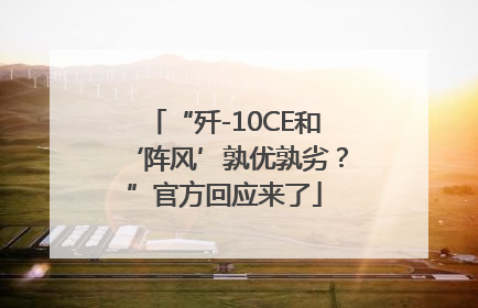 “歼-10CE和‘阵风’孰优孰劣？”官方回应来了