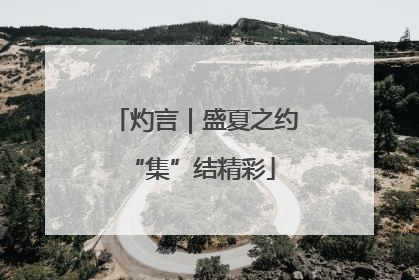 灼言｜盛夏之约 “集”结精彩