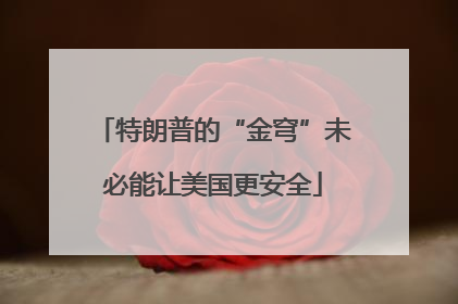特朗普的“金穹”未必能让美国更安全