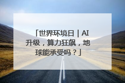 世界环境日｜AI升级，算力狂飙，地球能承受吗？
