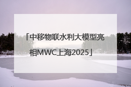 中移物联水利大模型亮相MWC上海2025