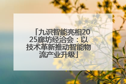 九识智能亮相2025廊坊经洽会：以技术革新推动智能物流产业升级