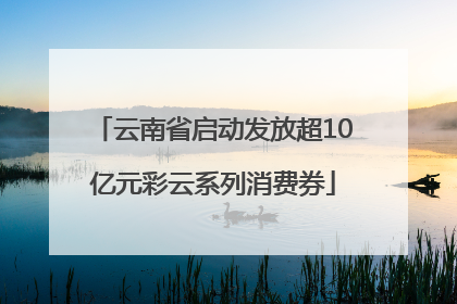云南省启动发放超10亿元彩云系列消费券