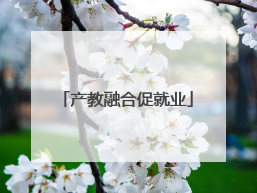 产教融合促就业