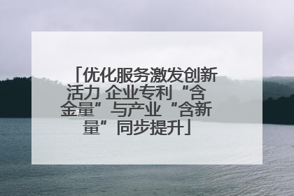 优化服务激发创新活力 企业专利“含金量”与产业“含新量”同步提升