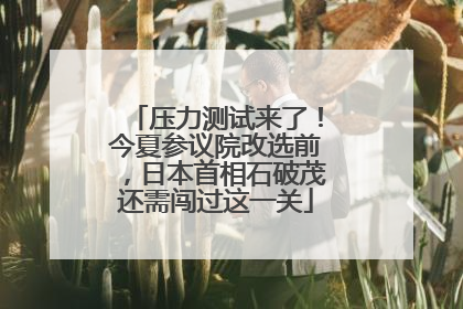 压力测试来了！今夏参议院改选前，日本首相石破茂还需闯过这一关