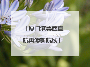 厦门港美西直航再添新航线