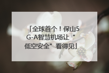 全球首个！保山5G-A智慧机场让“低空安全”看得见