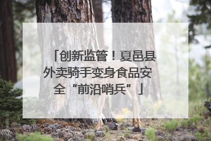 创新监管！夏邑县外卖骑手变身食品安全“前沿哨兵”