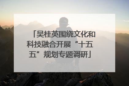 吴桂英围绕文化和科技融合开展“十五五”规划专题调研