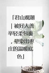 君山观潮｜被好人善举轻柔包裹，晕染出枣庄的温暖底色