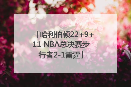 哈利伯顿22+9+11 NBA总决赛步行者2-1雷霆