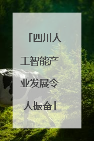 四川人工智能产业发展令人振奋