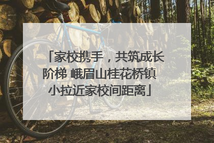家校携手，共筑成长阶梯 峨眉山桂花桥镇小拉近家校间距离