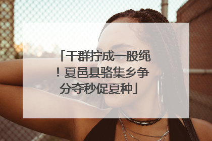 干群拧成一股绳！夏邑县骆集乡争分夺秒促夏种