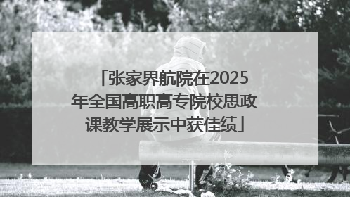 张家界航院在2025年全国高职高专院校思政课教学展示中获佳绩