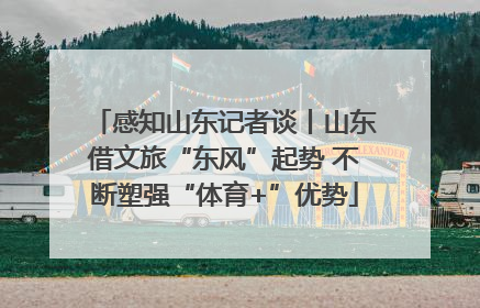 感知山东记者谈丨山东借文旅“东风”起势 不断塑强“体育+”优势