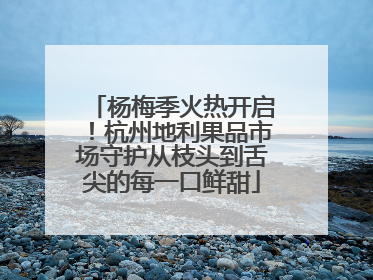 杨梅季火热开启！杭州地利果品市场守护从枝头到舌尖的每一口鲜甜