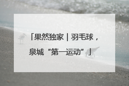 果然独家｜羽毛球，泉城“第一运动”