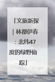 文旅新探｜林都伊春：北纬47度的绿野仙踪