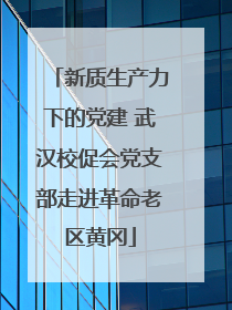 新质生产力下的党建 武汉校促会党支部走进革命老区黄冈