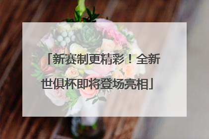 新赛制更精彩！全新世俱杯即将登场亮相