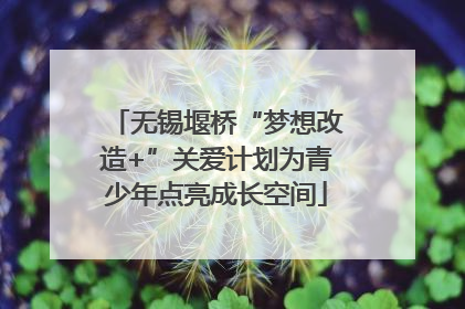 无锡堰桥“梦想改造+”关爱计划为青少年点亮成长空间