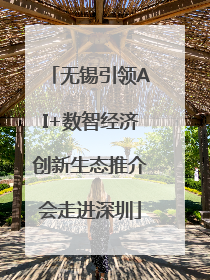 无锡引领AI+数智经济创新生态推介会走进深圳