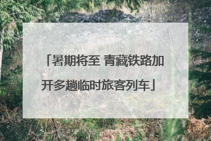 暑期将至 青藏铁路加开多趟临时旅客列车