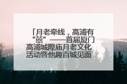 月老牵线，高浦有“囍”——首届厦门高浦城隍庙月老文化活动暨他趣百城见面会隆重举办
