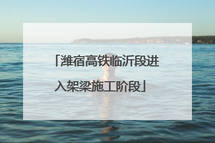潍宿高铁临沂段进入架梁施工阶段