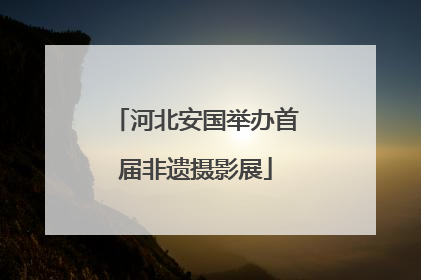 河北安国举办首届非遗摄影展