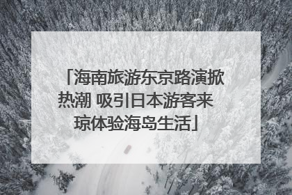 海南旅游东京路演掀热潮 吸引日本游客来琼体验海岛生活