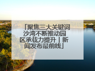聚焦三大关键词 沙湾不断推动园区承载力提升丨新闻发布最前线