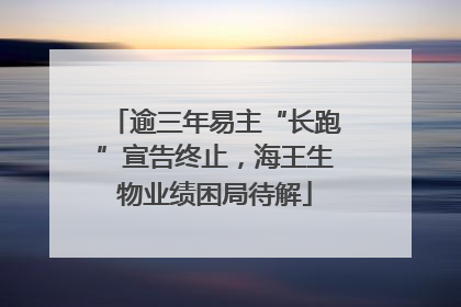 逾三年易主“长跑”宣告终止，海王生物业绩困局待解