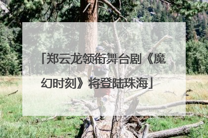 郑云龙领衔舞台剧《魔幻时刻》将登陆珠海