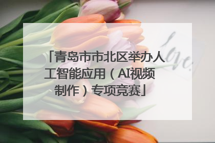 青岛市市北区举办人工智能应用（AI视频制作）专项竞赛