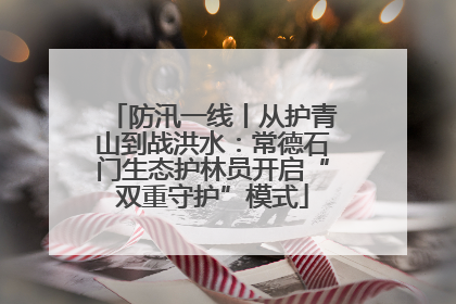 防汛一线丨从护青山到战洪水：常德石门生态护林员开启“双重守护”模式