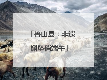 鲁山县：非遗槲坠俏端午