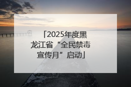 2025年度黑龙江省“全民禁毒宣传月”启动