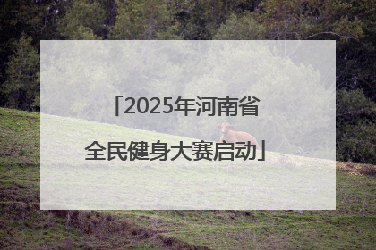2025年河南省全民健身大赛启动