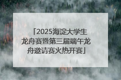 2025海淀大学生龙舟赛暨第三届端午龙舟邀请赛火热开赛