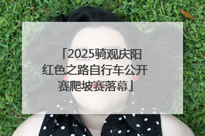 2025骑观庆阳红色之路自行车公开赛爬坡赛落幕