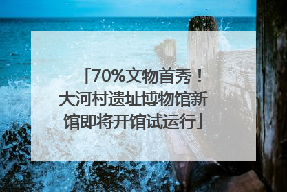 70%文物首秀！大河村遗址博物馆新馆即将开馆试运行